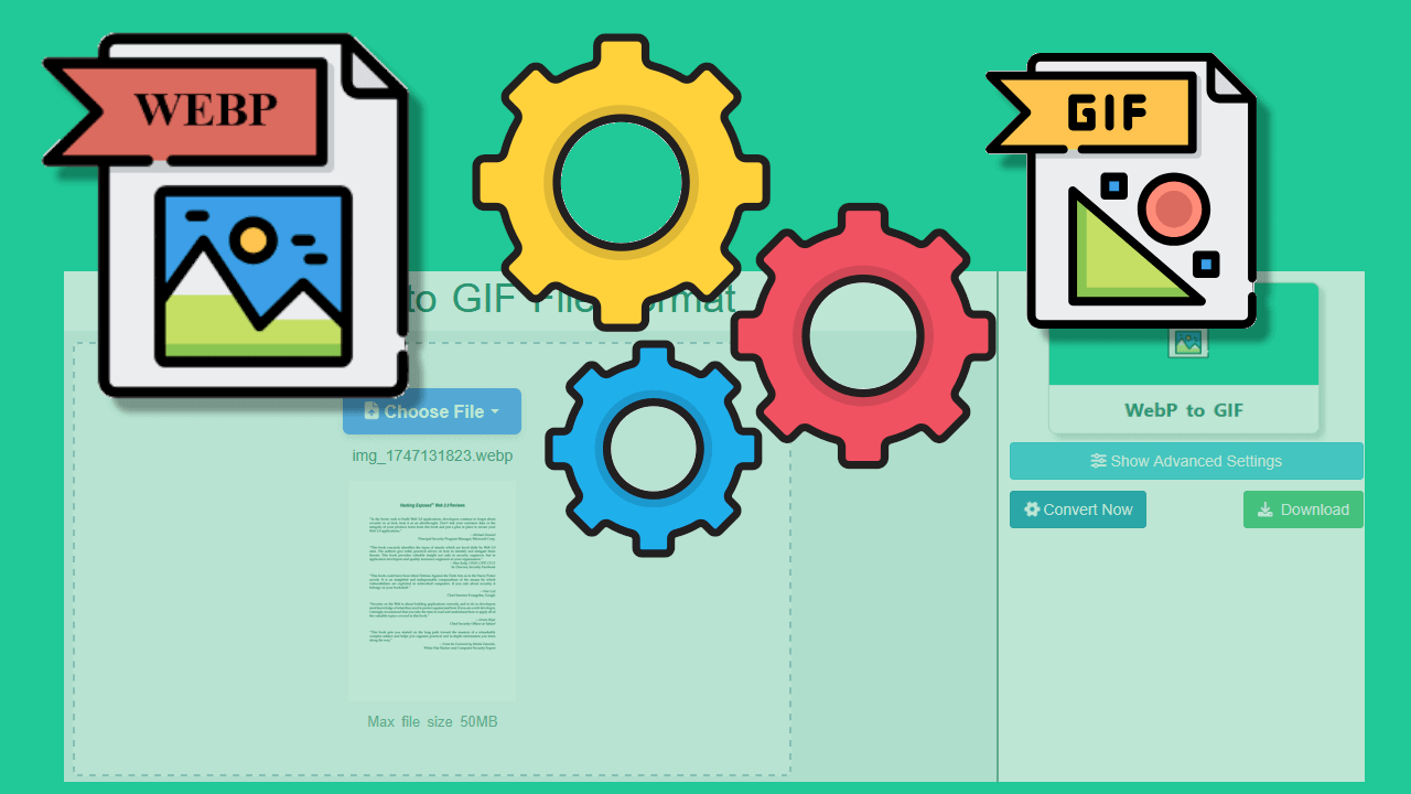 Convert WebP image into GIF Free WebP to GIF converter